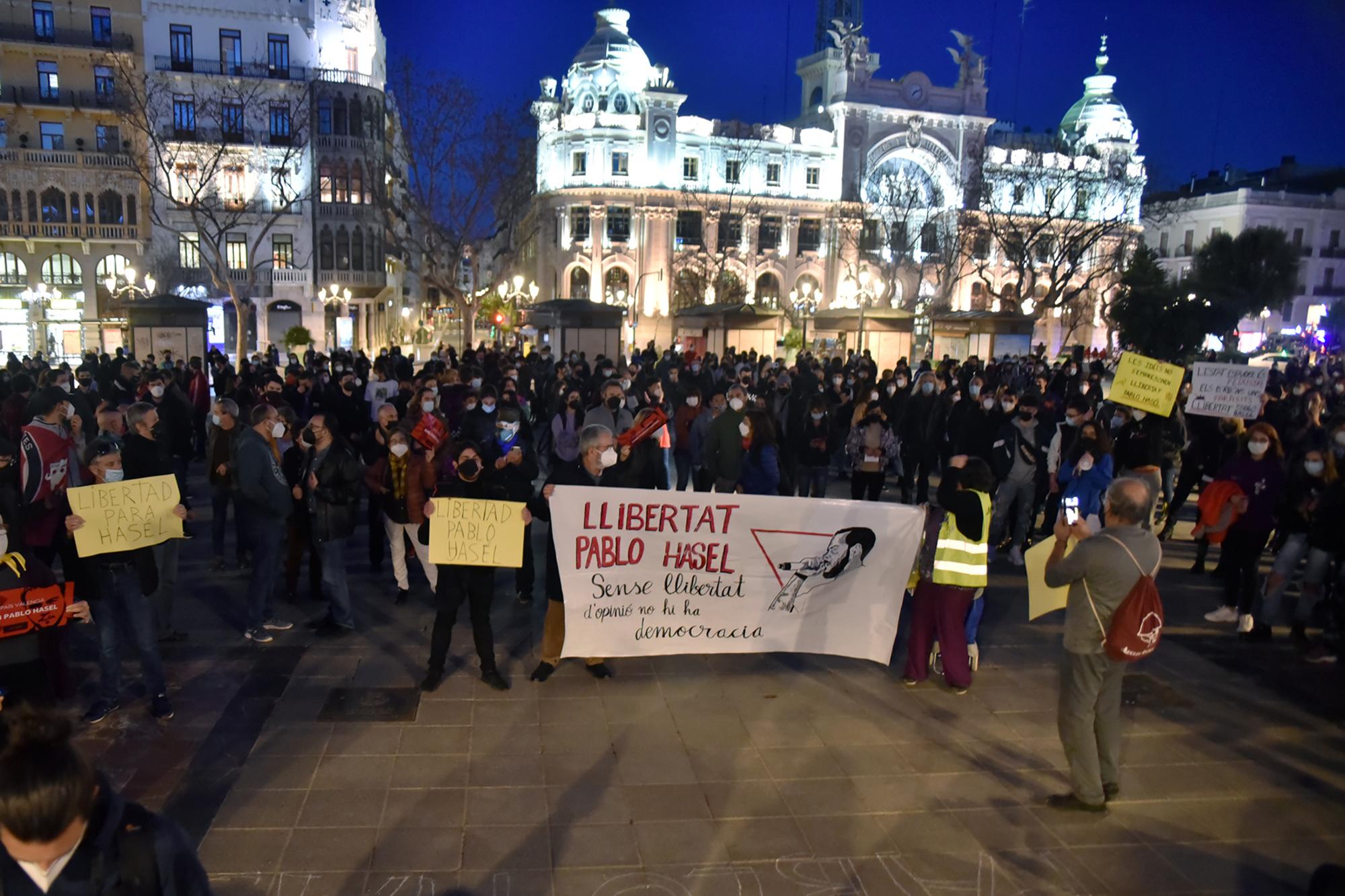 valencia concentracion pablo hasel